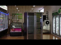 360° वेंटिलेशन वाइन रेफ्रिजरेटर 418L 220V 50HZ और स्वचालित डीफ्रॉस्ट सिस्टम के साथ