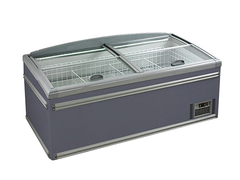 ग्रीन हेल्थ कमर्शियल आइलैंड फ्रीजर सुपरमार्केट रेफ्रिजरेशन पॉप आइसक्रीम डीप फ्रीजर