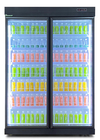 दुकान के लिए उच्च पारदर्शिता ग्लास दरवाजा शीर्ष फ्लैट वाणिज्यिक पेय कूलर