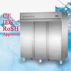 खाद्य भंडारण के लिए वाणिज्यिक रसोई फ्रीजर रेफ्रिजरेटर उपकरण दोहरी तापमान