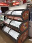सुपरमार्केट डबल ग्लास डोर R404a आइसक्रीम प्रदर्शन फ्रीजर