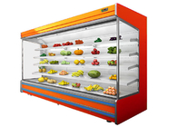 सुपरमार्केट पेय कूलर वाणिज्यिक प्रदर्शन फ्रीजर फल सब्जी मल्टीडेक ओपन चिलर सीई