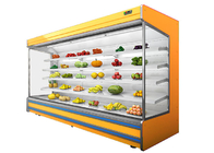 सुपरमार्केट के लिए रिमोट सिस्टम ओपन डेक चिलर मल्टीडेक रेफ्रिजरेटर शोकेस