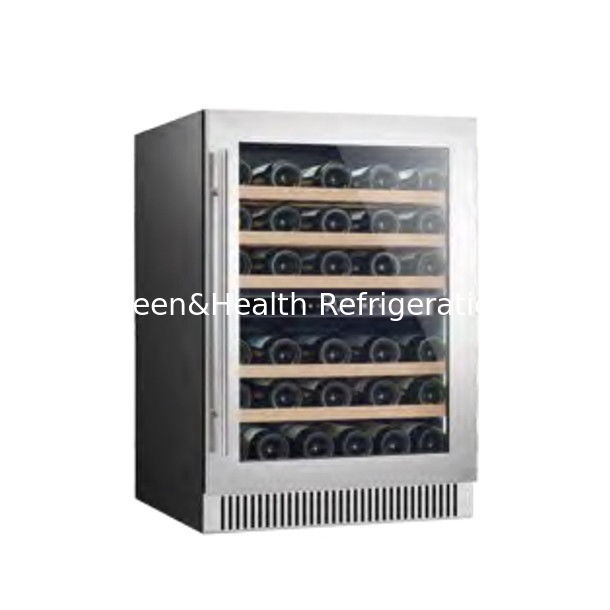 ईटीएल प्रमाण पत्र स्थान बचत दोहरे क्षेत्र स्टेनलेस स्टील रेफ्रिजरेटर वाइन बीयर भंडारण के लिए