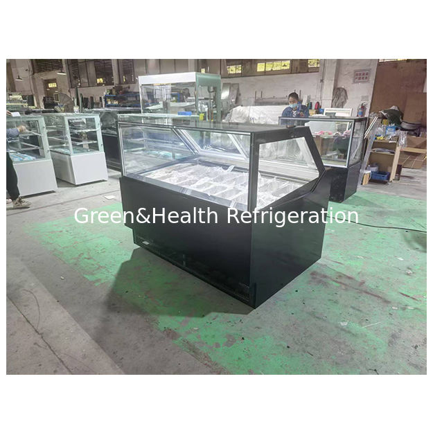 आइसक्रीम दुकानें/सुपरमार्केट आइसक्रीम डिस्प्ले रेफ्रिजरेटर प्रदर्शित करने के लिए भंडारण रेफ्रिजरेटर का उपयोग करते हैं