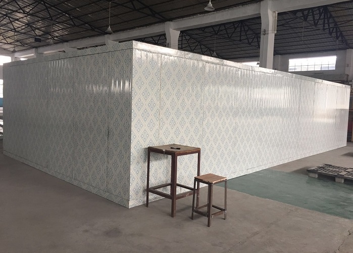 कस्टमाइज्ड कमर्शियल वॉक इन फ्रीजर रेफ्रिजरेटेड कोल्ड स्टोरेज रूम फॉर कसाई मांस प्रसंस्करण
