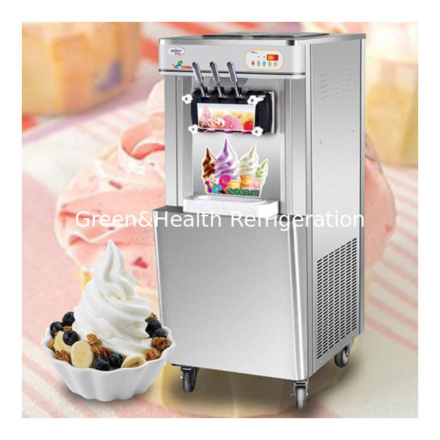 Vertical Ice Cream Shops/Stores Use Commercial Ice Cream Manufacturing Machines