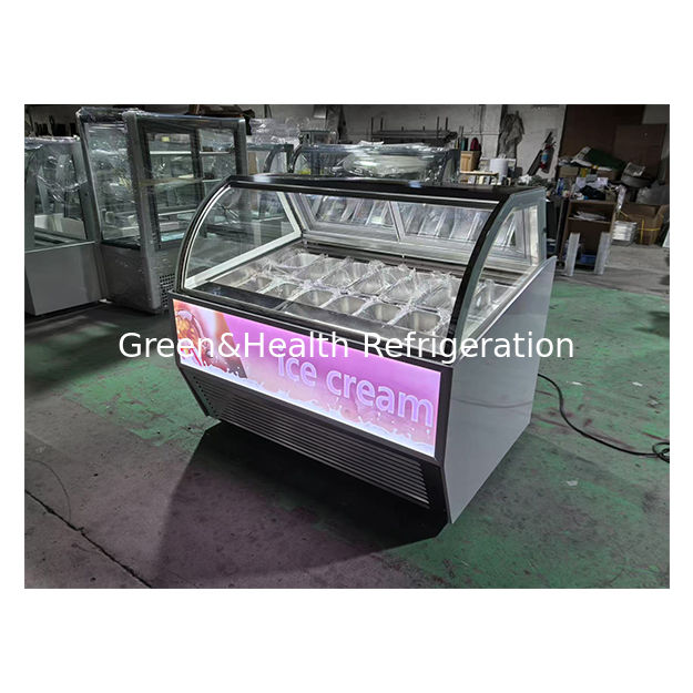 फैक्टरी प्रत्यक्ष बिक्री वाणिज्यिक आइसक्रीम रेफ्रिजरेटेड भंडारण प्रदर्शन फ्रीजर बिक्री के लिए