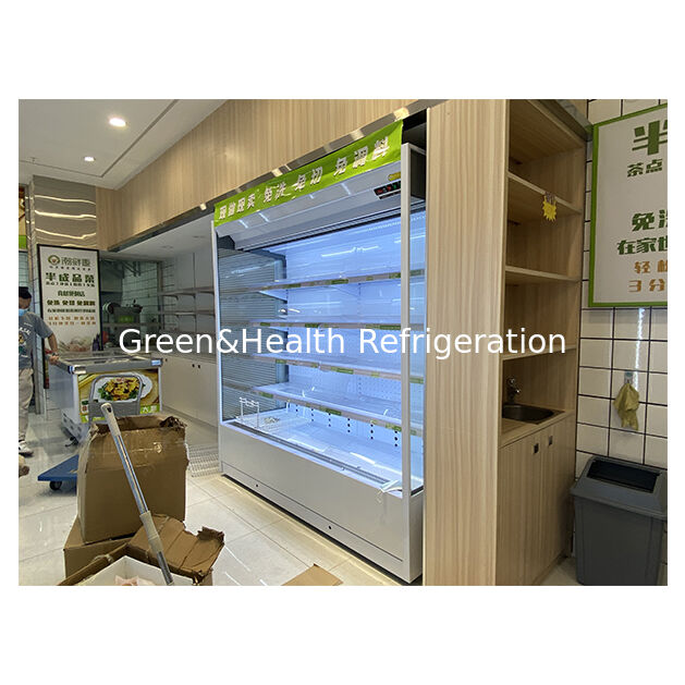 फ़ैक्टरी डायरेक्ट सुपरमार्केट उच्च-गुणवत्ता भंडारण खाद्य प्रशीतन ओपन टाइप फ्रीजर फ्रिज