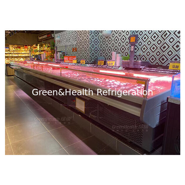 निर्मित आयातित कंप्रेसर फैक्ट्री डायरेक्ट सेल्स सेमी ओपन ताज़ा मांस रेफ्रिजरेटेड फ्रीजर