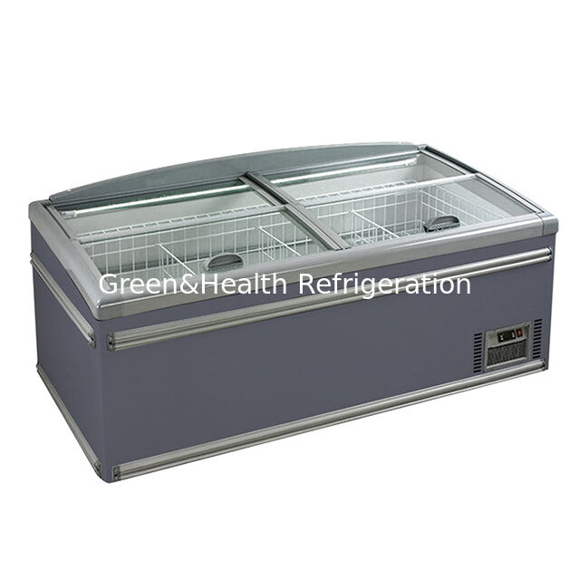 भंडारण प्रकार डीप फ्रीजर वाणिज्यिक बड़े पैमाने पर कमोडिटी स्टोरेज आइलैंड फ्रीजर