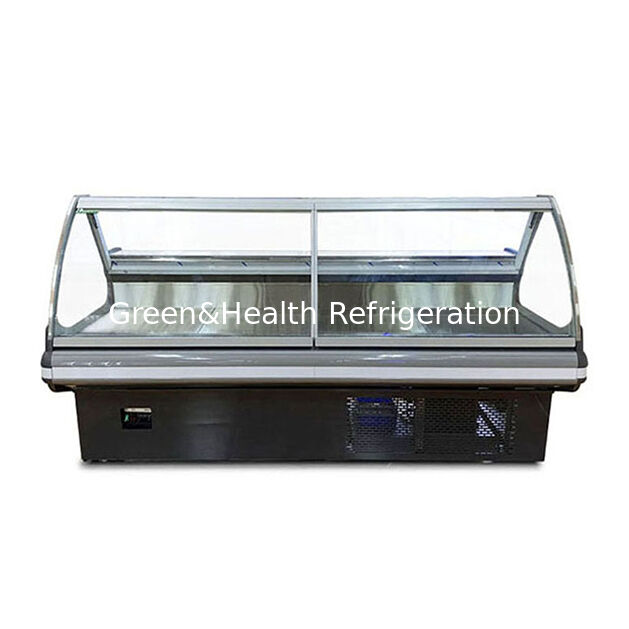 पके हुए खाद्य पदार्थों के लिए रेफ्रिजरेटेड भंडारण कैबिनेट का उपयोग करने वाले पके हुए खाद्य पदार्थों के भंडारण के लिए सामने उठाने वाला अंतर्निहित कंप्रेसर