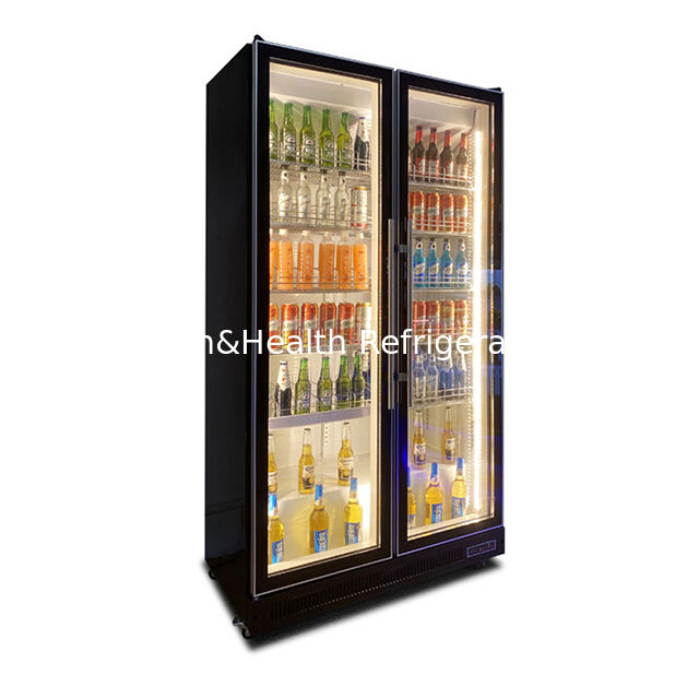 High End High-Quality Beverage Refrigeration Display Freezer With Adjustable Multiple LED Lights