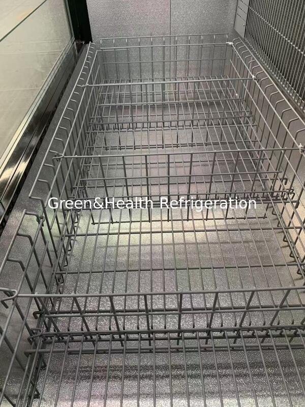 बड़े कांच की खिड़कियों और सेकोप कंप्रेसर के साथ डायरेक्ट फैक्ट्री प्राइस कंबाइंड आइलैंड डिस्प्ले फ्रीजर