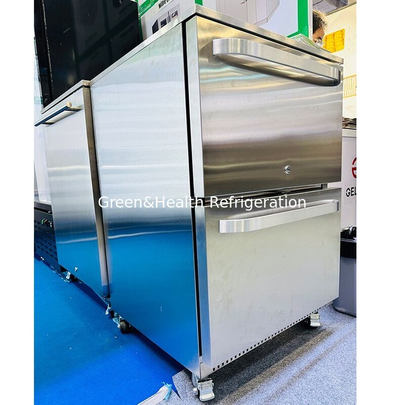 150L स्टेनलेस स्टील सॉलिड डोर आउटडोर बेवरेज रेफ्रिजरेटर ईटीएल सर्टिफिकेशन के साथ