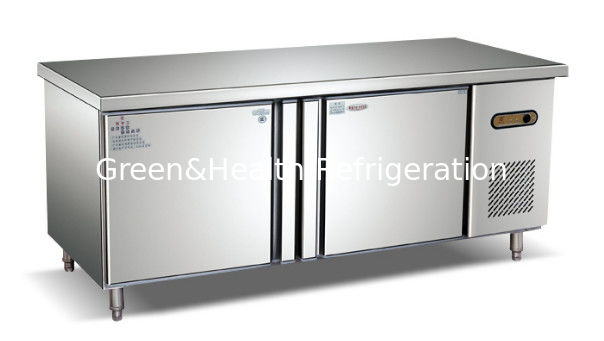 3 दरवाजे रसोई कार्यक्षेत्र ताजा रखने फ्रीजर अस्थायी 0 ~ 10 ℃ 60HZ