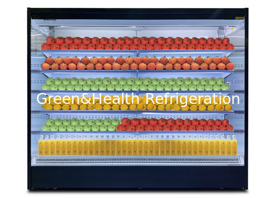 रिमोट सिस्टम राइट एंगल कमर्शियल ओपन फ्रंट मल्टी डेक डिस्प्ले चिलर