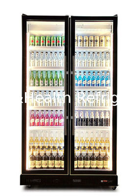 लाइट लग्जरी कोल्ड बेवरेज डिस्प्ले चिलर बीयर 2 या 3 डोर डिस्प्ले फ्रिज
