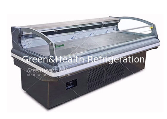 ताजा मांस खुला प्रदर्शन फ्रिज वाणिज्यिक जमे हुए खाद्य फ्रीजर