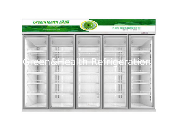 एडजस्टेबल शेल्फ सुपरमार्केट डिस्प्ले फ्रिज लक्ज़री टाइप बेवरेज कूलर