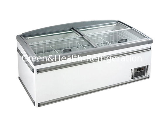 कमर्शियल कंबाइन सुपरमार्केट आइलैंड फ्रीजर हाई एफिशिएंसी