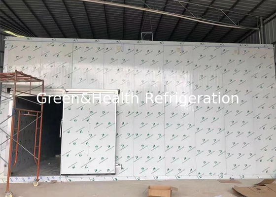 चिकन बीफ मॉड्यूलर स्टोरेज रूम के लिए कैम लॉक पीयू पैनल वॉक इन कोल्ड रूम फ्रीजर