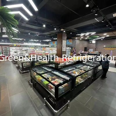 -18~-22 डिग्री ऑटो डिफ्रॉस्ट एल्यूमीनियम इंटीरियर के साथ बड़ी क्षमता वाला वाणिज्यिक फ्रीजर खरीदें
