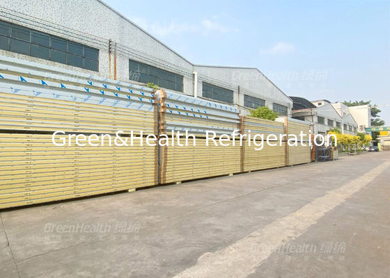 फर्श और दीवार के लिए पॉलीयूरेथेन सैंडविच पैनल कोल्ड स्टोरेज रूम