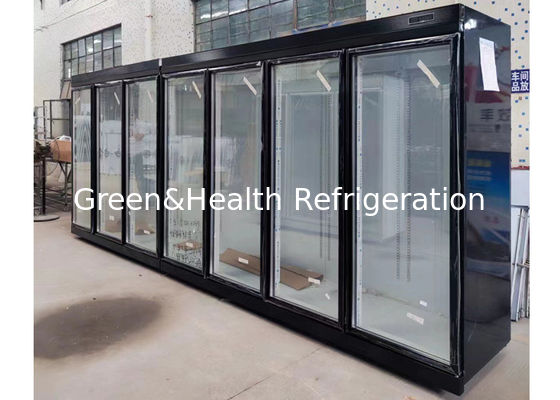 ग्लास डोर कोल्ड ड्रिंक रेफ्रिजरेटर कमर्शियल ड्रिंक चिलर फैन कूलिंग