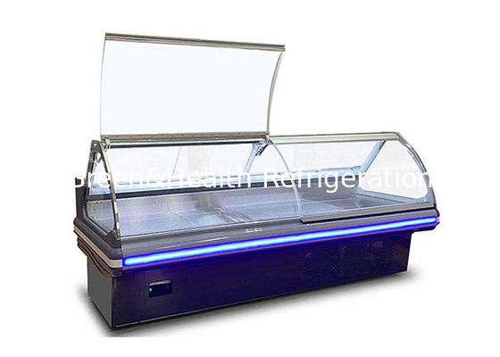 R290 वाणिज्यिक डेली डिस्प्ले शो केस रेफ्रिजरेशन उपकरण बटेर के लिए रेफ्रिजरेटर