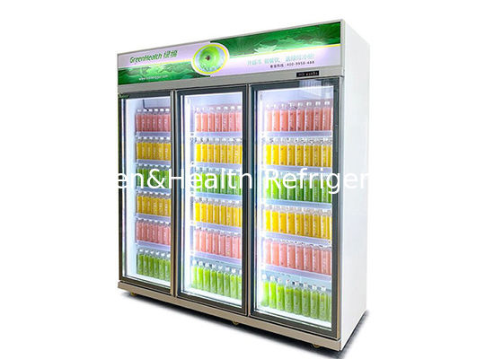 मल्टी गेट ग्लास बजट वर्टिकल रेफ्रिजरेटेड डिस्प्ले कैबिनेट चेस्ट फ्रीजर 738L