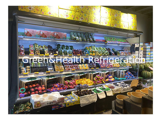 रिमोट कूलिंग सिस्टम मल्टीडेक ओपन चिलर R404a ऊर्जा की बचत