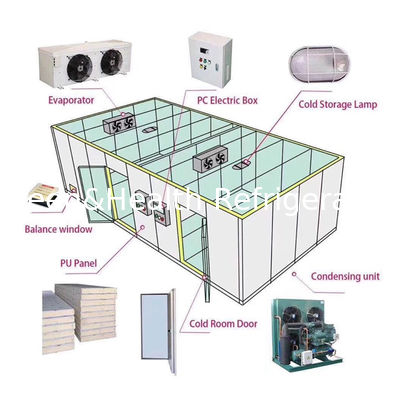 विभिन्न अनुप्रयोगों के लिए छोटे से बड़े क्षमता वाले शीत भंडारण कक्ष