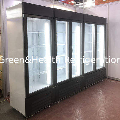 220v/50-60hz रेटेड वोल्टेज पेय डिस्प्ले कूलर 2C से 8C के तापमान रेंज के साथ