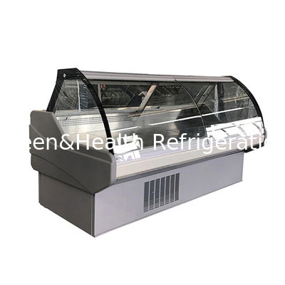 Danfoss कंप्रेसर डेली प्रदर्शन रेफ्रिजरेटर / मांस काउंटर प्रदर्शन फ्रिज