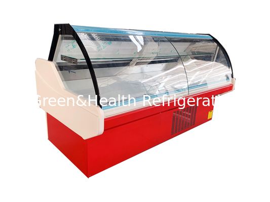 सेकोप कंप्रेसर डिली फ्रिज कसाई मांस प्रदर्शन शोकेस रेफ्रिजरेटर