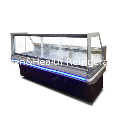 व्यावसायिक पका हुआ खाद्य भंडार / बाजार / सुपरमार्केट पका हुआ खाद्य भंडारण और प्रदर्शन के लिए समर्पित रेफ्रिजरेटर कैबिनेट