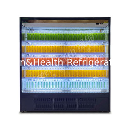 पांच परतों का डिस्प्ले शेल्फ दाहिने कोण का निचला इकाई खुला भंडारण डिस्प्ले फ्रीजर