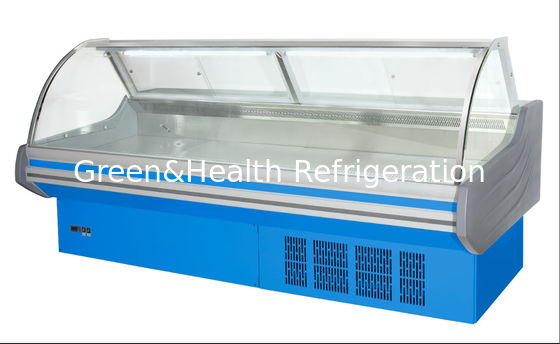 यूरोप स्टाइल मीट डिस्प्ले रेफ्रिजरेटर अनुकूलन योग्य डेली कूलर फूड केस