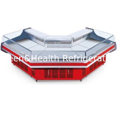 कसाई मांस मछली चिलर प्रदर्शन शोकेस बड़ी क्षमता ऊर्जा की बचत