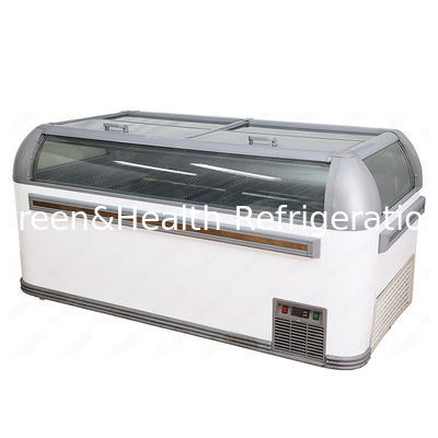 पेंटिंग स्टील एलईडी लाइटिंग R134a कमर्शियल डीप फ्रीजर