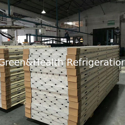 कोल्ड रूम टिम्बर लुक रेफ्रिजरेशन पैनल्स के लिए पु सैंडविच पैनल कैमलॉक पैनल PU